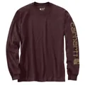 Produktbild von carhartt® - Herren T-Shirt SLEEVE LOGO T-SHIRT L/S, port, Größe XL