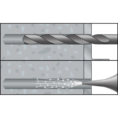 Produktbild von CELO - Multifunktionsrahmendübel MFR SB 10-180 SSKS, Senkbund, Sechskantschr. m