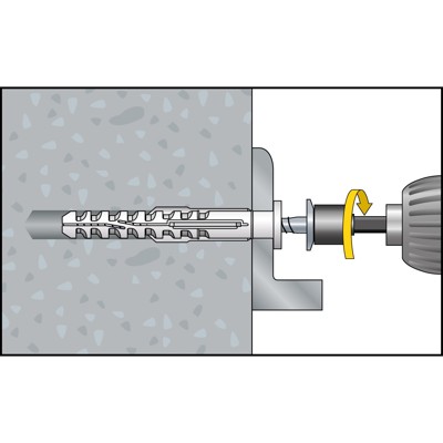 Produktbild von CELO - Multifunktionsrahmendübel MFR SB 10-180 SSKS, Senkbund, Sechskantschr. m