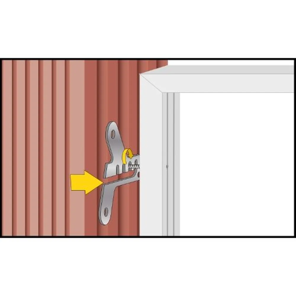 CELO ProtectFIX 117 Fenstersicherungslasche, metall, 100er Box Produktbild img5 L