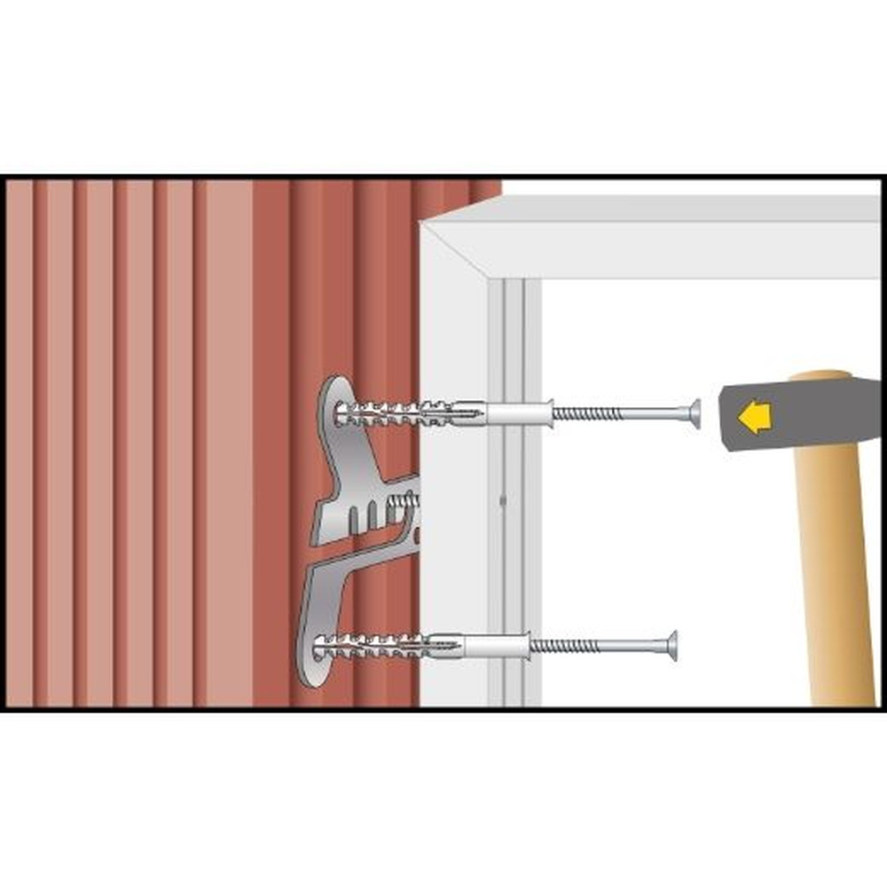 CELO ProtectFIX 117 Fenstersicherungslasche, metall, 100er Box Produktbild img13 L