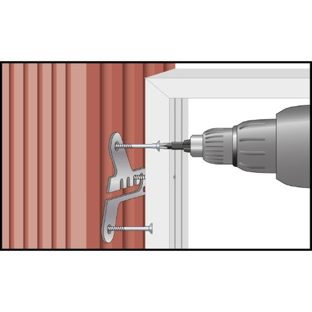 CELO ProtectFIX 117 Fenstersicherungslasche, metall, 100er Box Produktbild img2 L