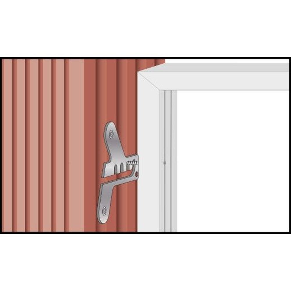 CELO ProtectFIX 117 Fenstersicherungslasche, metall, 100er Box Produktbild img14 L