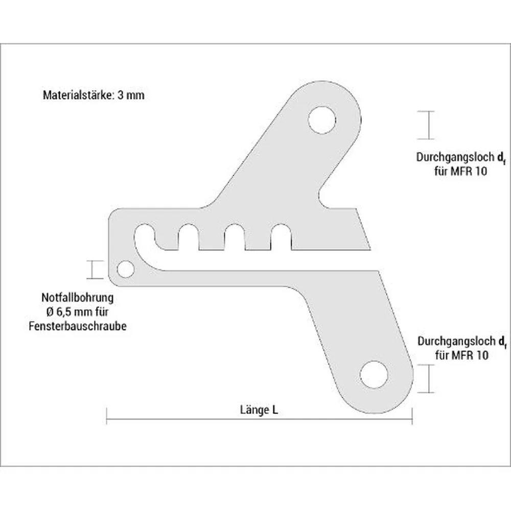 CELO ProtectFIX 117 Fenstersicherungslasche, metall, 100er Box Produktbild img14 L