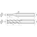 Produktbild von COGO Tools - Schaftfräser für Aluminium Helix 45° 5mm 2AHE050150S06