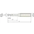 Produktbild von COGO Tools - VHM Schaftfräser scharfkant Helix 30° TISIN-S Beschichtung 3mm 4BR