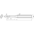Produktbild von COGO Tools - Eckradiusfräser CBN High Speed Helix 30° Beschichtung 2X0,1Rmm 2CC