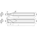 Produktbild von COGO Tools - VHM Eckradiusfräser Helix 30° TISIN Beschichtung 4XR0,3mm 4CNR0400