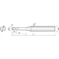 Produktbild von COGO Tools - VHM Kugelfräser CBN High Speed Helix 30° Beschichtung 3X1,5Rmm 2CR