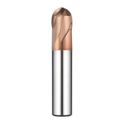 Produktbild von COGO Tools - VHM Kugelfräser kurz Helix 30° TISIN Beschichtung R0,4X 0,8mm 2KSB