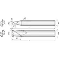 Produktbild von COGO Tools - VHM Eckradiusfräser generelle Anwendung Helix 35° AICrN 12XR0,5mm 