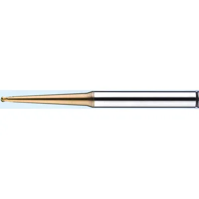 Produktbild von COGO Tools - VHM Vollradiusfräser High Speed Helix 30° TISIN 0,4RX0,8mm 2TBE008