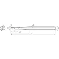 Produktbild von COGO Tools - VHM Vollradiusfräser High Speed Helix 30° TISIN 0,4RX0,8mm 2TBE008