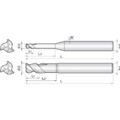 Produktbild von COGO Tools - VHM Kugelfräser G-TAG beschichtet Helix 45° 1,5mm 3LHE015045S04