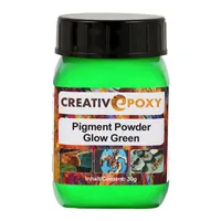 Produktbild von CreativEpoxy - Pigment Powder Glow Green, 30 g