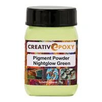 Produktbild von CreativEpoxy - Pigment Powder Nightglow Green, 75 g
