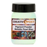 Produktbild von CreativEpoxy - Pigment Powder Metallic Pearl Blue, 40 g