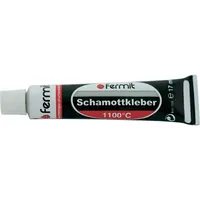fermit Schamottkleber schwarz 17 ml Tube Produktbild