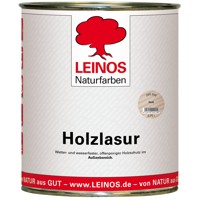 Produktbild von Leinos - 260 Holzlasur für Außen 202 Weiss 0,75 l