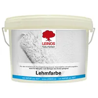 Produktbild von Leinos - 655 Lehmfarbe für Innen, 2,5 l, Naturweiß