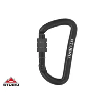 Produktbild von STUBAI - Minikarabiner Twistlock schwarz