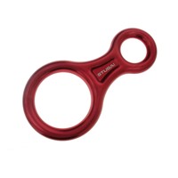 Produktbild von STUBAI - Abseilachter | Abseilgerät, Sicherungsgerät, zum Bergsteigen, Rot