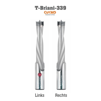 Produktbild von Briani - Dübellochbohrer aus Hartmetall Rechtslauf, Schneide 2/V2 339.090.27.28