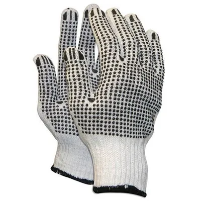 Produktbild von NOBRAND - Grobstrick-Noppenhandschuh, mit PVC-Noppen, Kategorie II, Gr. 10, VE 