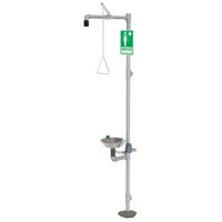 Produktbild von DENIOS - Körper- und Augendusche G 1902, mit Edelstahlbecken für Augen- und Ges