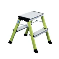 Produktbild von KRAUSE® - Doppel-Klapptritt aus Aluminium, mit "Roll- / Stop-Automatik" und 2 x
