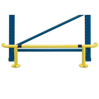 Produktbild von TTS - Rammschutzbügel für Regalanlagen, 1250 x 300 mm, gelb