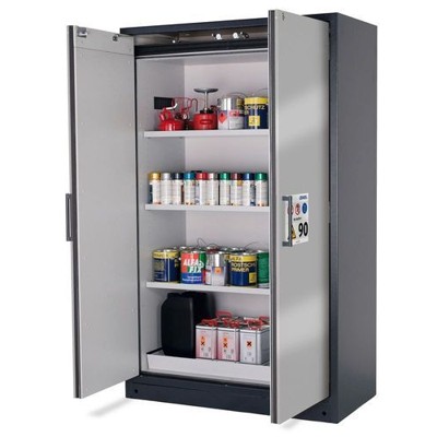 Produktbild von asecos® - Feuerbeständiger Gefahrstoffschrank Select W-123, 3 Einlegeböden, Tür
