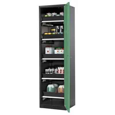 Produktbild von asecos® - asecos Chemikalienschrank Systema-T CS-55R, Korpus anthrazit, Flügelt