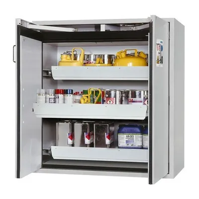 Produktbild von asecos® - asecos Feuerbeständiger Gefahrstoffschrank Edition, 3 Auszugswannen, 