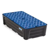 DENIOS pro-line Kleingebindewanne pro-line aus Polyethylen (PE), mit PE-Gitterrost Produktbild