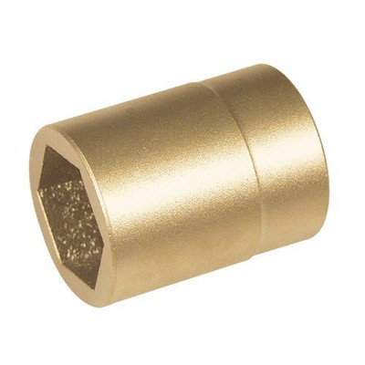 Produktbild von NOBRAND - 6-kant Steckschlüsseleinsatz, 1/2" x 41 mm, Sonderbronze, funkenfrei,