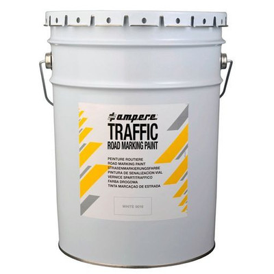 A.m.p.e.r.e Straßenmarkierungsfarbe, 1 Eimer, Traffic Paint, Blau, 25 Kg
