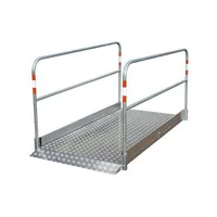 Produktbild von NOBRAND - Grabenbrücke aus rutschsicherem Alu-Tränenblech, 4/5 mm, inkl. Auffah