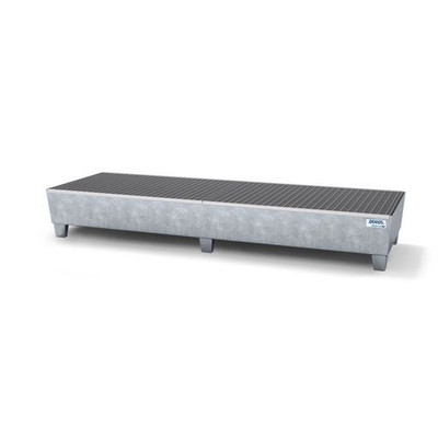 Auffangwanne classic-line aus Stahl für 1 Fass, 1236x1210x190