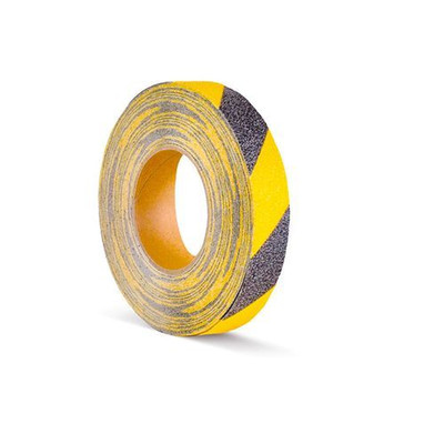 Nobrand M2-Antirutschbelag™, Warnmarkierung, Schwarz/gelb Rolle, 25 Mm X 18, 3 M