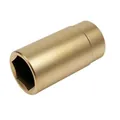Produktbild von NOBRAND - 6-kant Steckschlüsseleinsatz, 1/2" x 10 mm, extra lang, Sonderbronze,