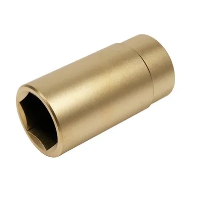 Produktbild von NOBRAND - 6-kant Steckschlüsseleinsatz, 1/2" x 10 mm, extra lang, Sonderbronze,