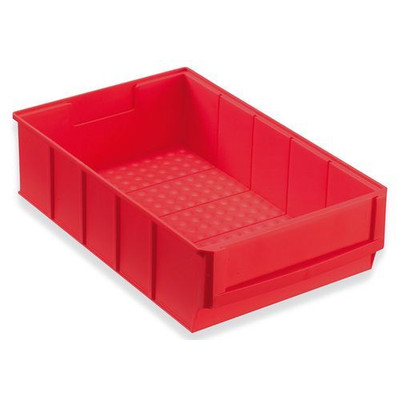 Denios Classic-line Regalkasten Classic-line A1-B, Pp, 185 X 300 X 81 Mm, Rot, Ve = 8 St.