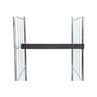 Produktbild von NOBRAND - Textilspannband mit Gummi, 1 Drahthaken / 1 Drahtlasche, 560 x 50 mm