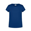 Produktbild von James & Nicholson - Mädchen Basic T-Shirt 8007G, dunkel-königs-blau, Größe XL