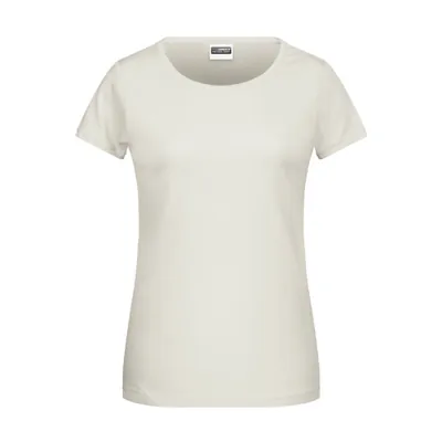 Produktbild von James & Nicholson - Damen Basic T-Shirt 8007, natur, Größe M