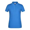 Produktbild von James & Nicholson - Damen Basic Poloshirt 8009, kobalt-blau, Größe L