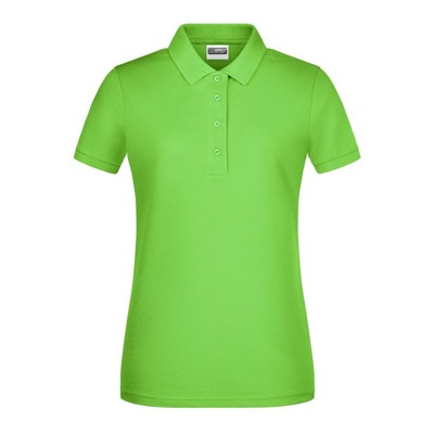 Produktbild von James & Nicholson - Damen Basic Poloshirt 8009, lime-grün, Größe L
