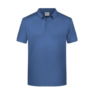 Produktbild von James & Nicholson - Herren Basic Poloshirt 8010, hell-denim-melange, Größe XL