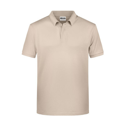 Produktbild von James & Nicholson - Herren Basic Poloshirt 8010, stein-grau, Größe 3XL